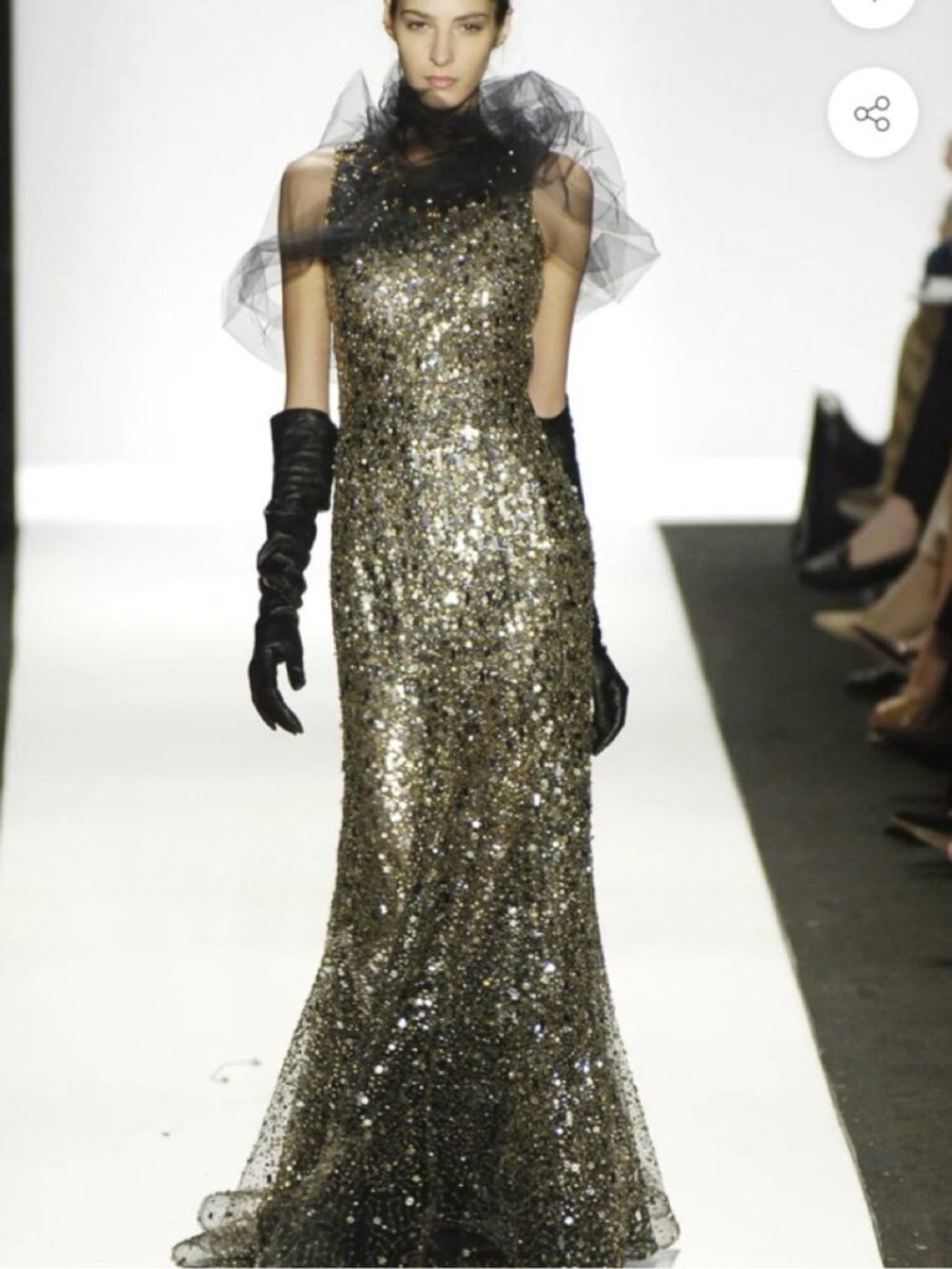 Oscar de la Renta Sequin Runway ‘06 Gown